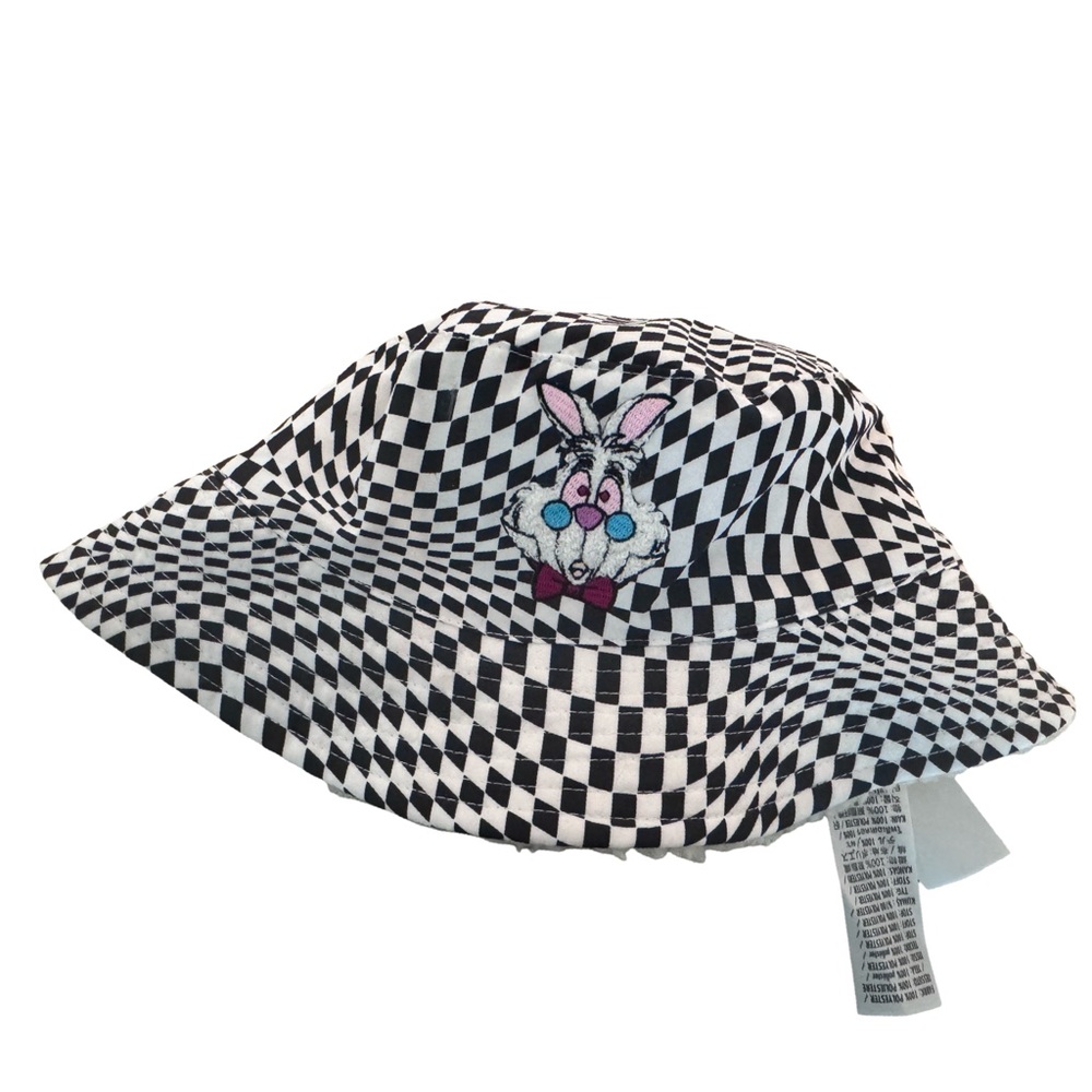 Disney Parks Alice in Wonderland White Rabbit Bucket Hat